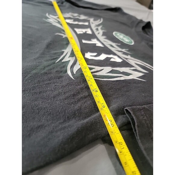 New York Jets Black T Shirt and Green Reebok XL - Picture 3 of 6